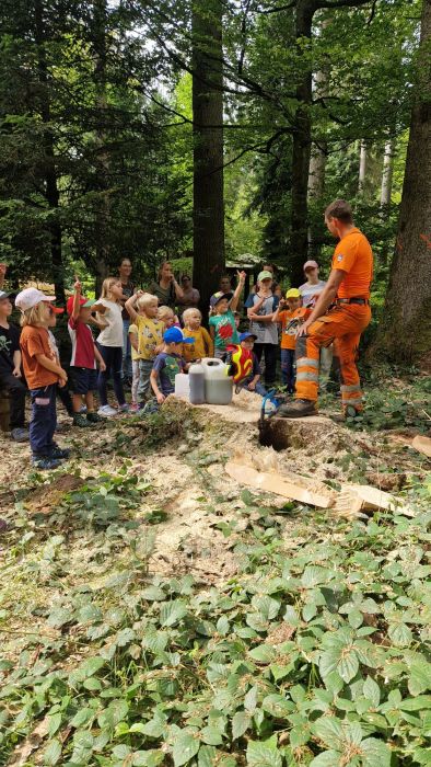 Besuch beim Förster